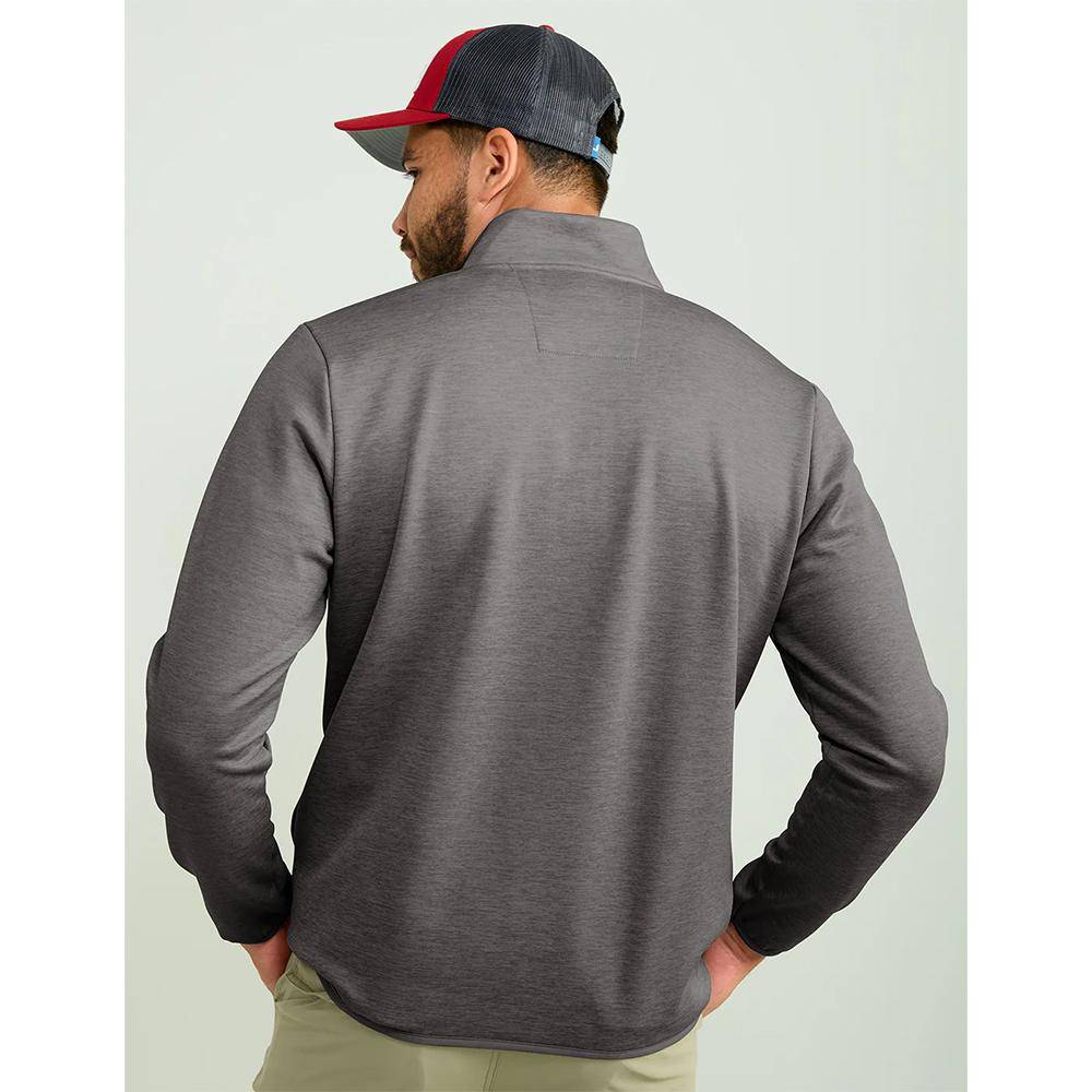 Huk Coldfront & Performance 1/4 Zip Long Sleeve Shirt Volcanic Ash Heather 2XL - Image 2