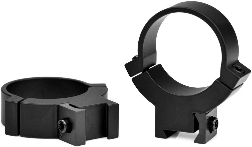 Warne Maxima Rimfire 2-Piece Steel Scope Rings 30mm High Matte