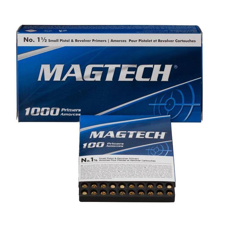 Magtech Small Pistol Primer No.1½ - 1000/ct