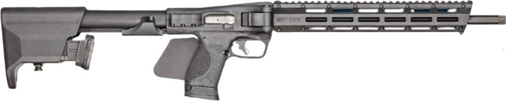 Smith & Wesson M&P FPC Rifle 9mm Luger 10rd Magazines (3) 16.25" 1/2x28 Threaded Barrel Black CA Compliant