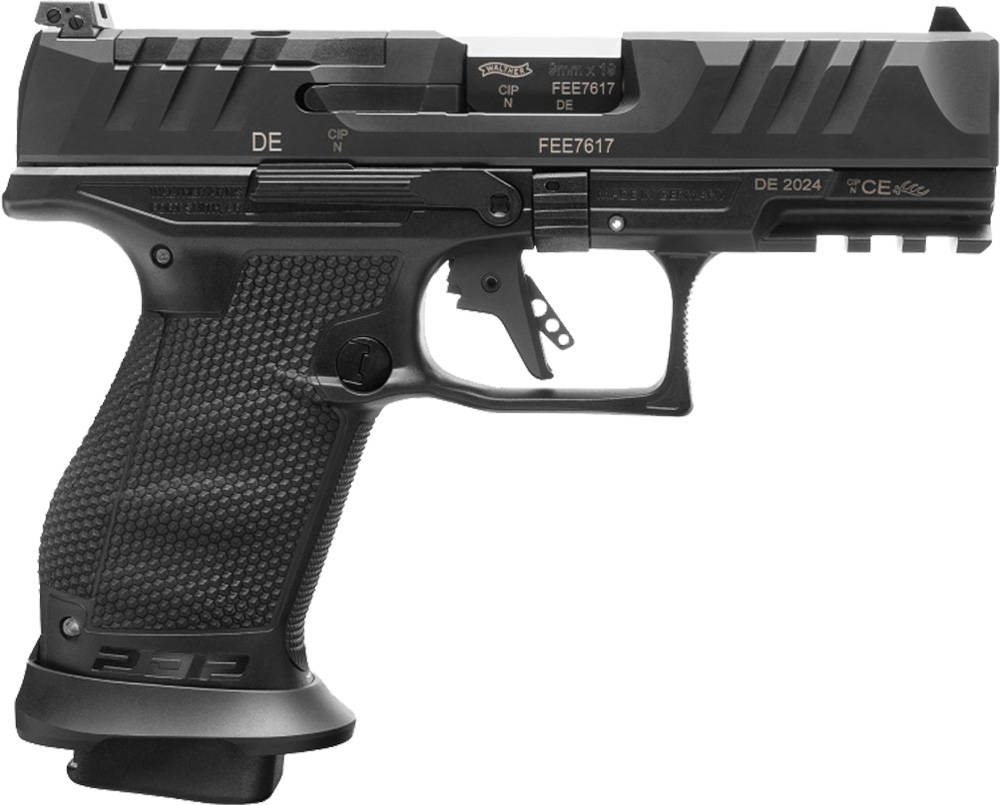 Walther PDP Pro-E Compact Handgun 9mm Luger 18rd Magazines (3) 4" Barrel Black Optic Ready