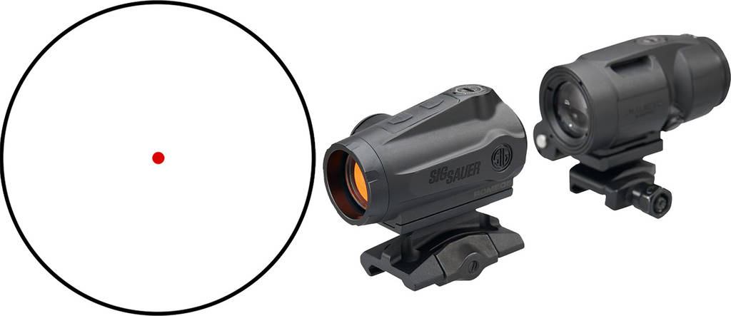 Sig Sauer Combo Kit Romeo5 Gen II 2 Moa Red Dot / Juliet3-micro 3x22mm Magnifier