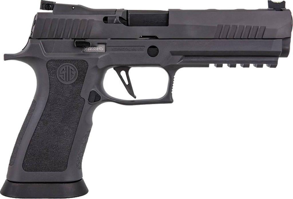 Sig Sauer P320 XFive Legion Handgun 9mm Luger 10rd Magazines(2) 5" Barrel Heavy Grip CA Compliant Manual Safety