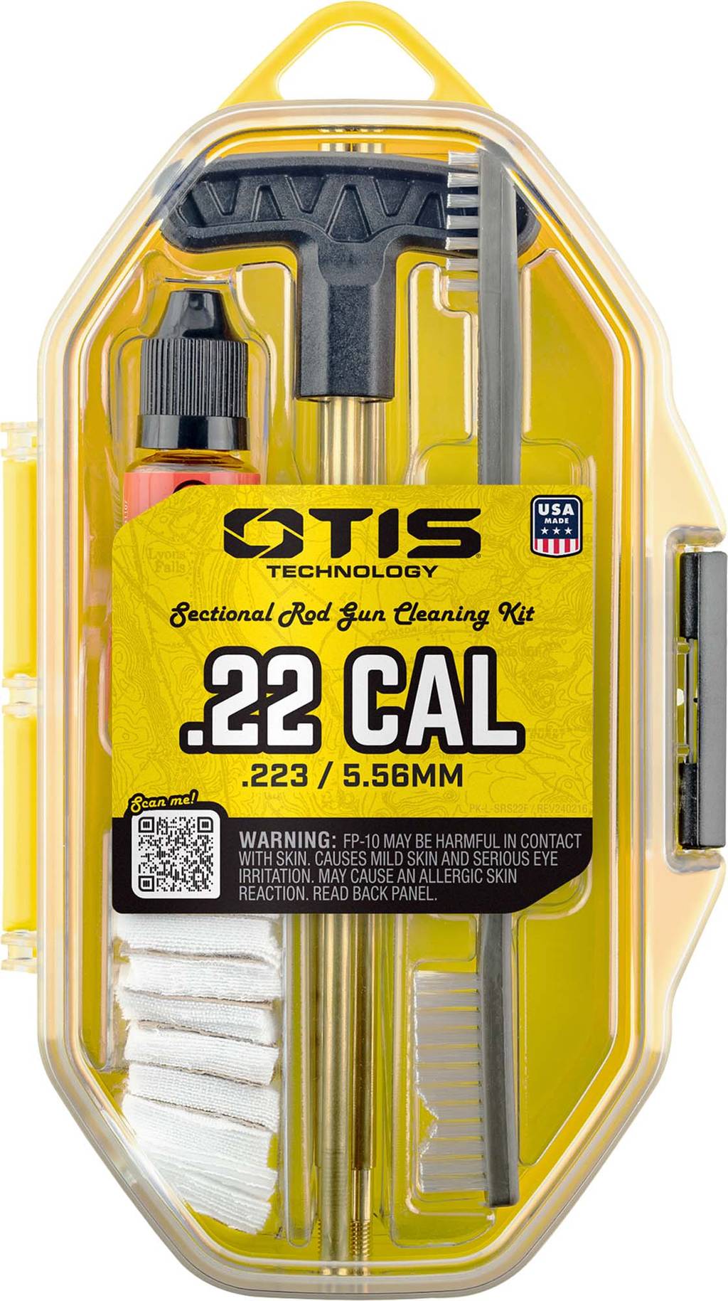 Otis Rifle Cleaning Kit with Brass Rods .22 Cal/.223 Cal/5.56mm