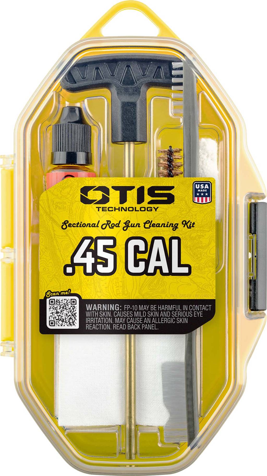 Otis Handgun Cleaning Kit with Brass Rod .45 Cal