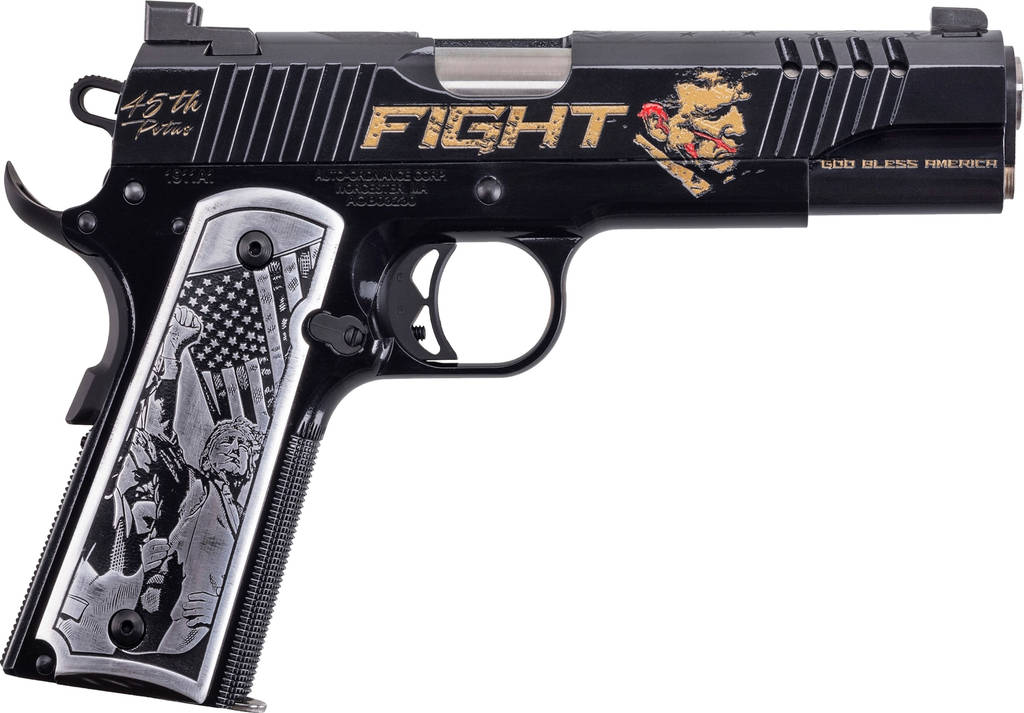 Auto-Ordnance Trump Fight 1911 Handgun .45 ACP 7rd Magazine 5" Barrel