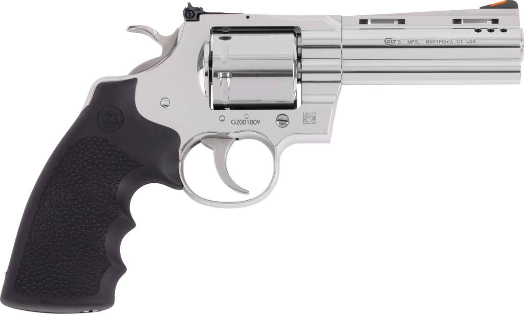 Colt Grizzly Handgun .357 Mag 6rd Capacity 4.25" Stainless with Black Rubber Grips