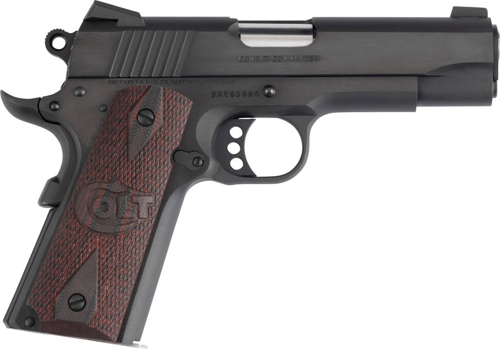 Colt Combat Commander Handgun .38 Super 9rd Magazine 4.25" Blued