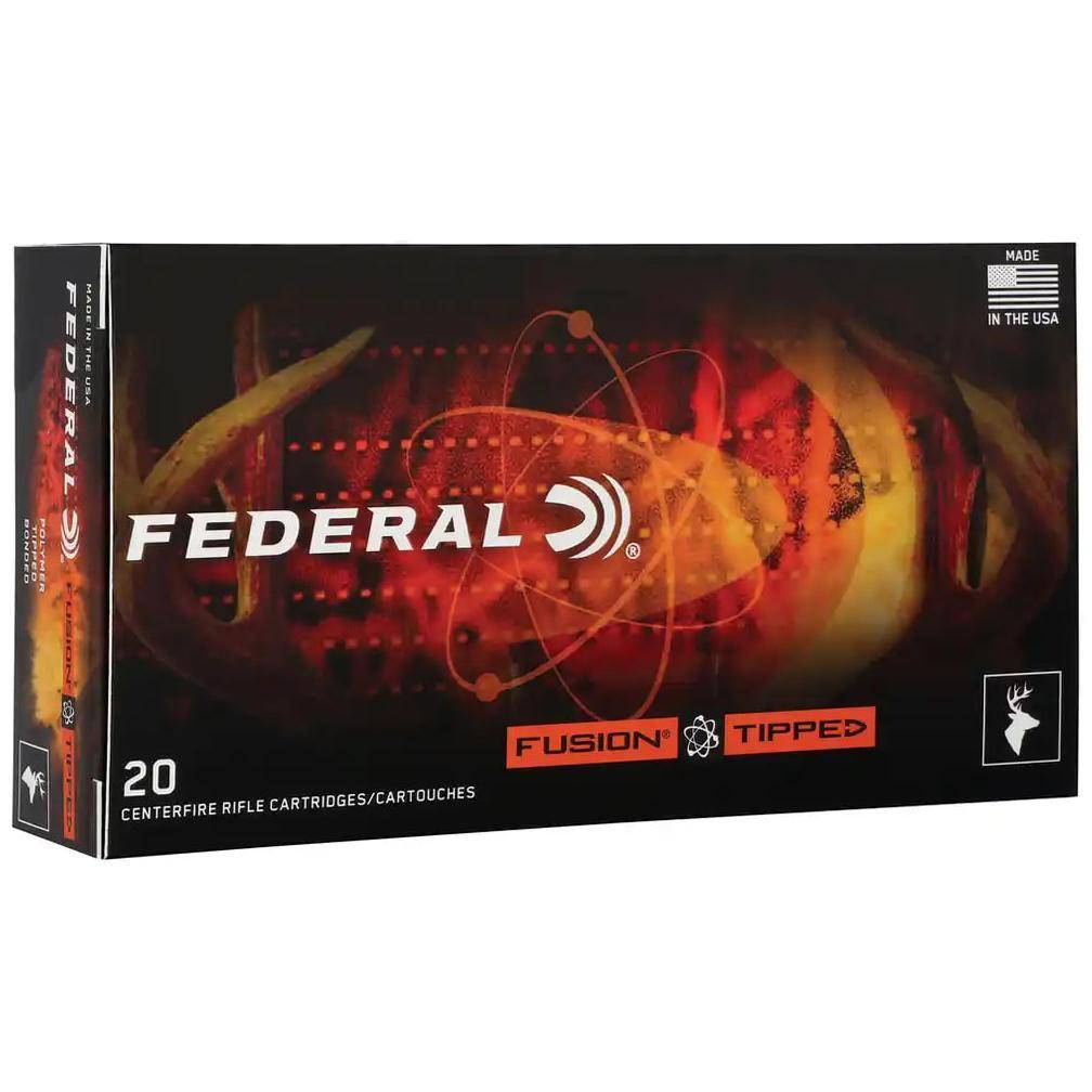 Federal Fusion Rifle Ammunition 30-06 Sprg 180gr PT 2700 fps 20/ct