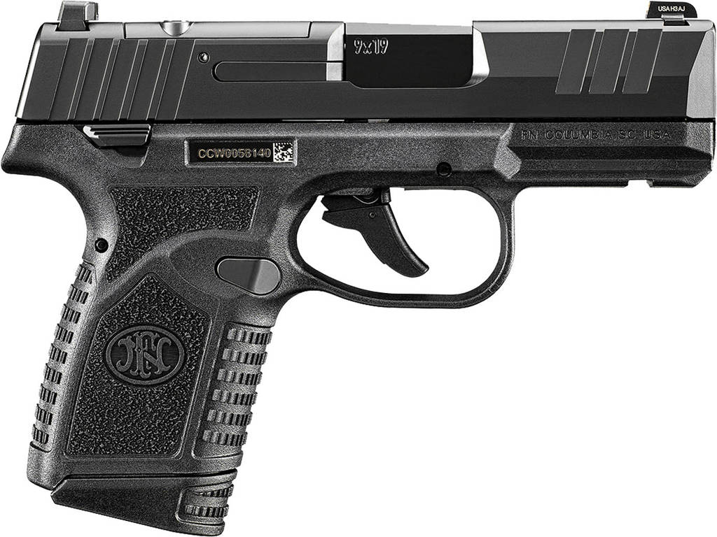 FN Reflex MRD Manual Safety Handgun 9mm Luger 10rd Magazines(2) 3.3" Barrel Black