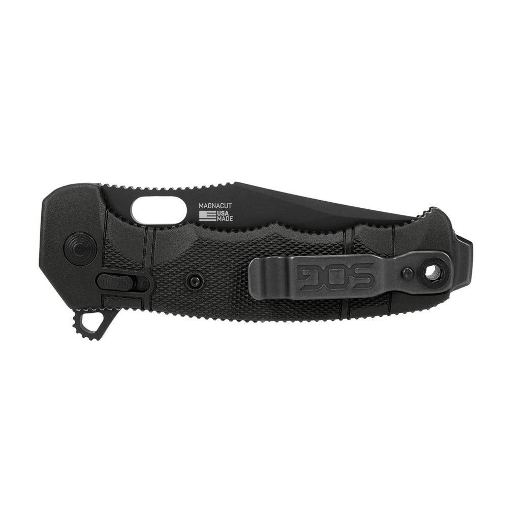 SOG Knives Seal XR Ti Folding Knife 3-9/10" Clip Point Blade Black - Image 4