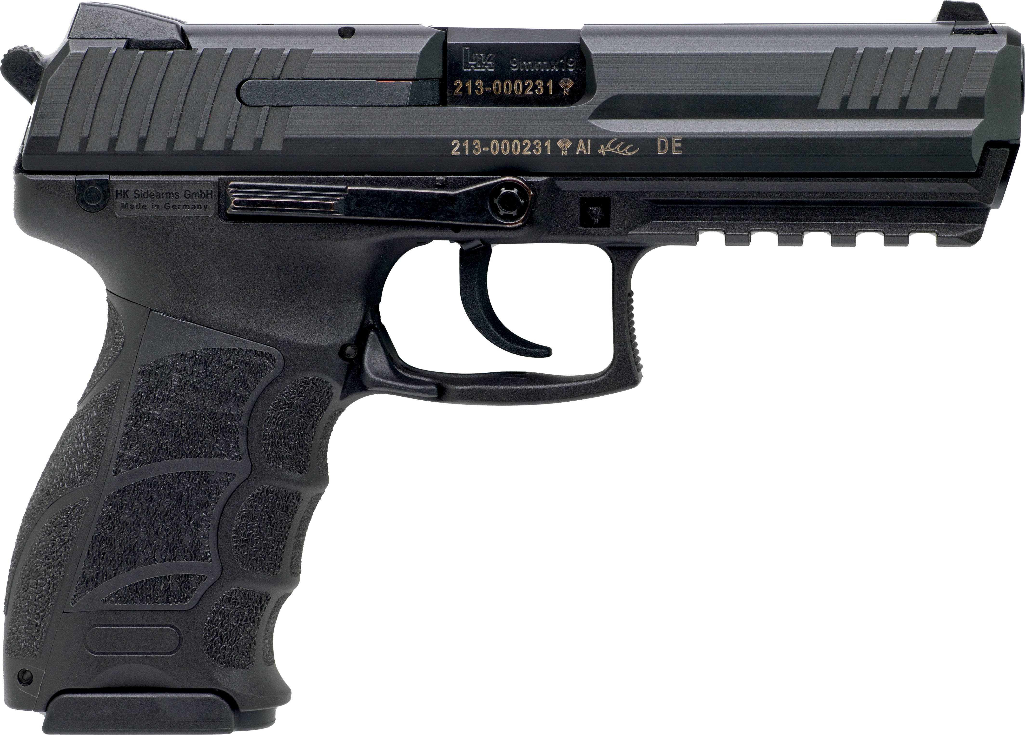 H&K HK45 Compact Tactical Handgun .45 Auto 10rd Magazines(2) 4.57" Threaded Barrel DA/SA V1 Decocking Level & Safety