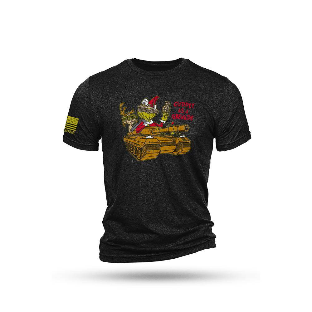 Nine Line Grinch Triblend Short Sleeve Shirt Black L