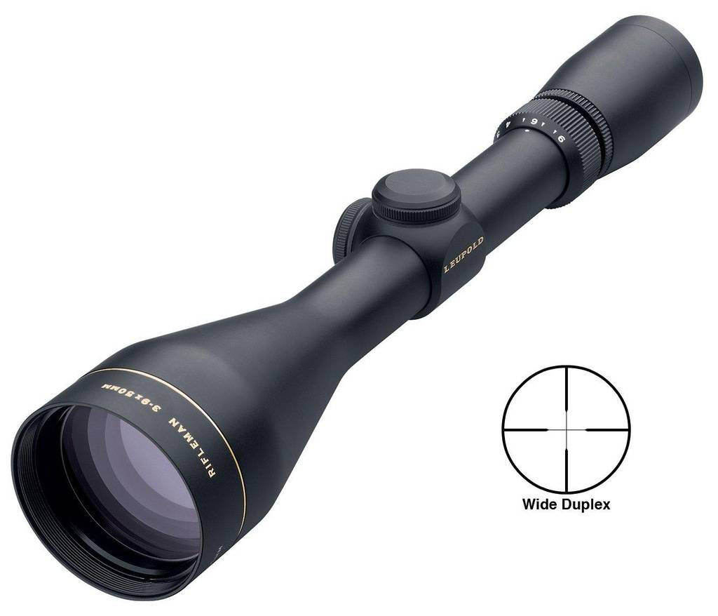 BLEMISHED Leupold Rifleman Rifle Scope - 3-9X50mm Wide Duplex 33.-13.1 4.2-3.7" Matte