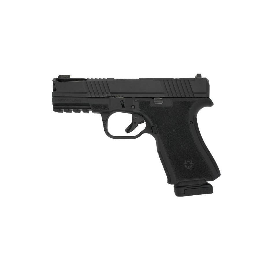 Black Rain Frontline+ Handgun 9mm Luger 15rd Magazine 3.75" Barrel Black Finish Optic Ready - Image 2