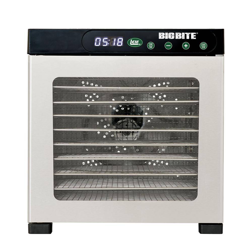LEM BigBite 10-Tray Stainless Steel Dehydrator - Image 5