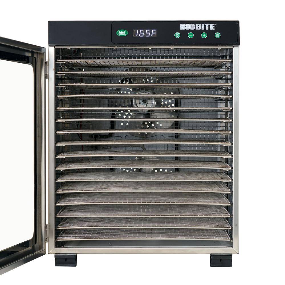 LEM BigBite 16-Tray Stainless Steel Dehydrator - Image 2