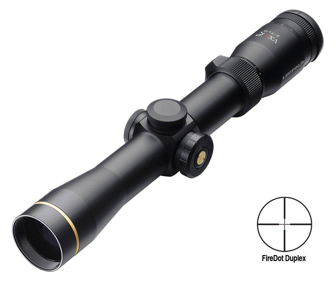 BLEMISHED Leupold VX-R Rifle Scope - 2-7x33mm Illum. FireDot Duplex 43.7-17.8' 4.2-3.7" Matte