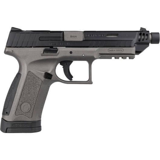 Girsan MC9 Disruptor X Handgun 9mm Luger 17rd Magazine 4.6" Barrel Two Tone Tungsten Black
