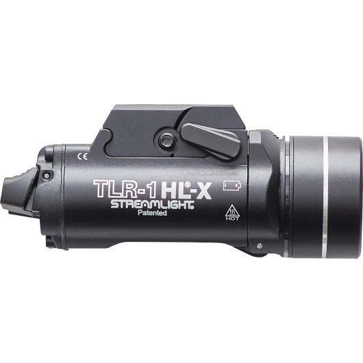 Streamlight TLR-1 HL-X USB Weapon Light 1500 Lumens Black with Rechargeable Batteries