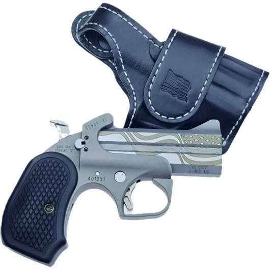 Bond Arms Rowdy XL Flag Package Handgun .45 LC/.410 2rd Capacity 3.5" Barrel with Holster