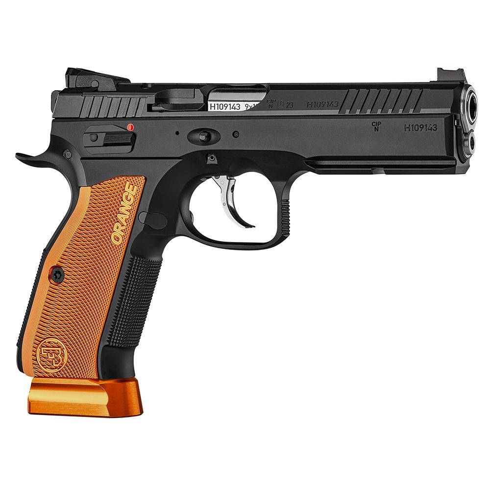 CZ USA Shadow 2 Handgun 9mm Luger 17rd Magazines (3) 4.7" Barrel Black/Orange Optics Ready