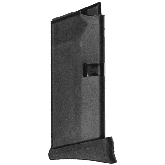 KCI USA Glock 43 Handgun Magazine 9mm Luger 6/rd Black with Grip Extender