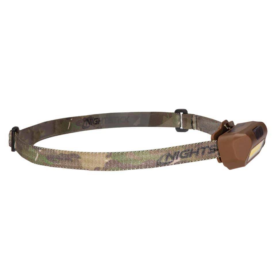 Nightstick Multi-Flood USB Headlamp with Brim Clip & Black Strap LiPo FDE - Image 2