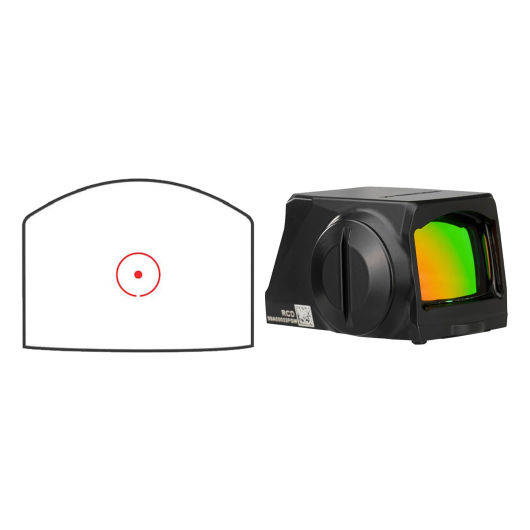 Sig Sauer Romeo-X Reflex Sight Enclosed Sig-Loc Compact Footprint Circle/Dot Black