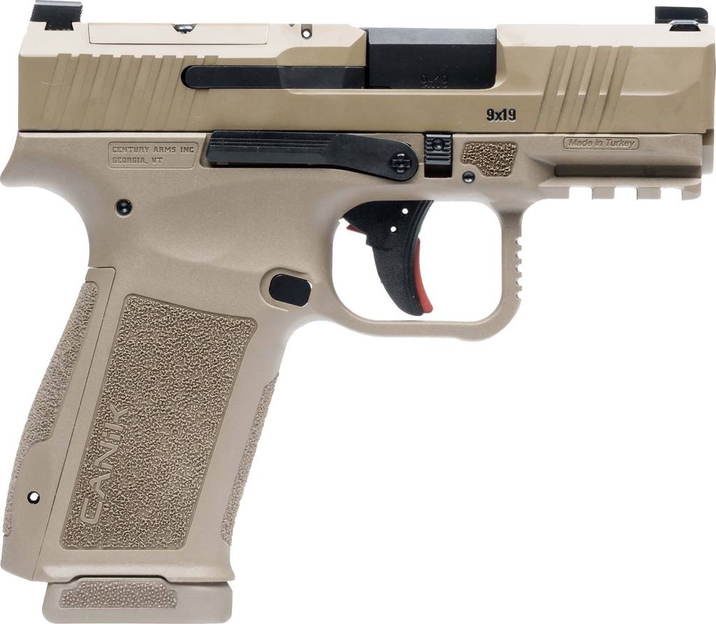 Canik Mete MC9L Handgun 9mm Luger 17rd Magazines(2) 3.18" Barrel Optic Ready FDE