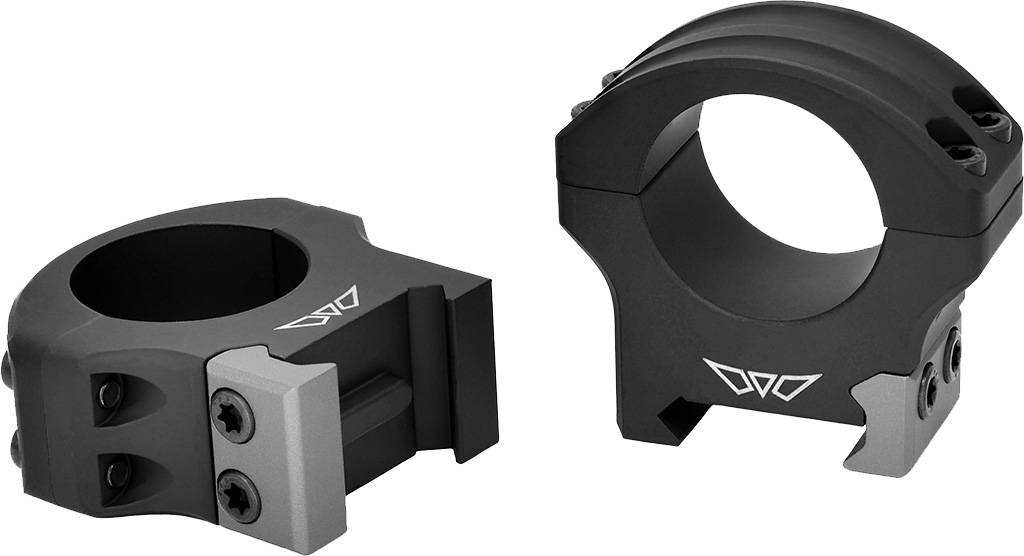 Warne HyperLite 1 inch Medium Matte Scope Rings