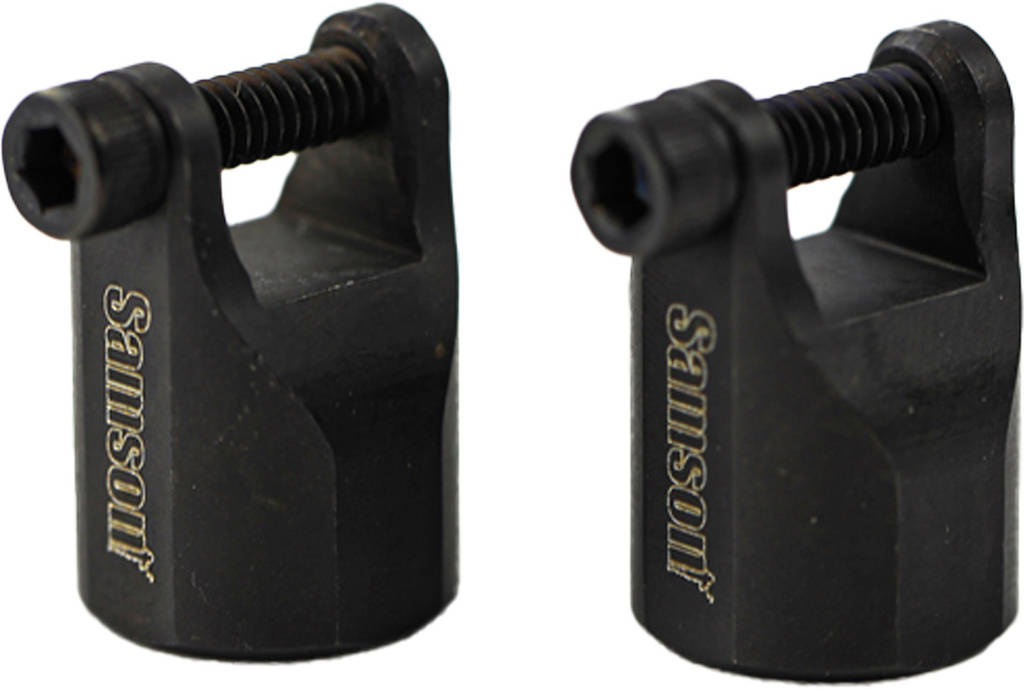 SAMSON SWIVEL STUD QD ADPTR 2PK BLK