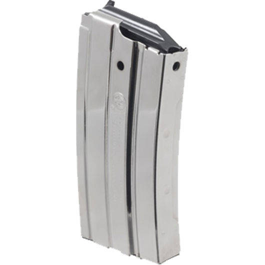 Ruger Mini-14 Rifle Magazine Nickel 5.56 NATO/.223 Rem 20/rd