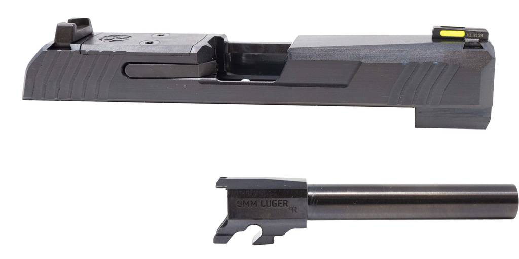 RUGER MAX-9 LONG SLIDE ASSEMBLY BLK