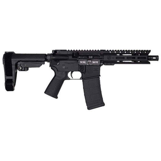 Diamondback DB15 Pistol 5.56mm 30rd Magazine(1) 7" Barrel 6" M-LOK Rail SBA3 Brace Black