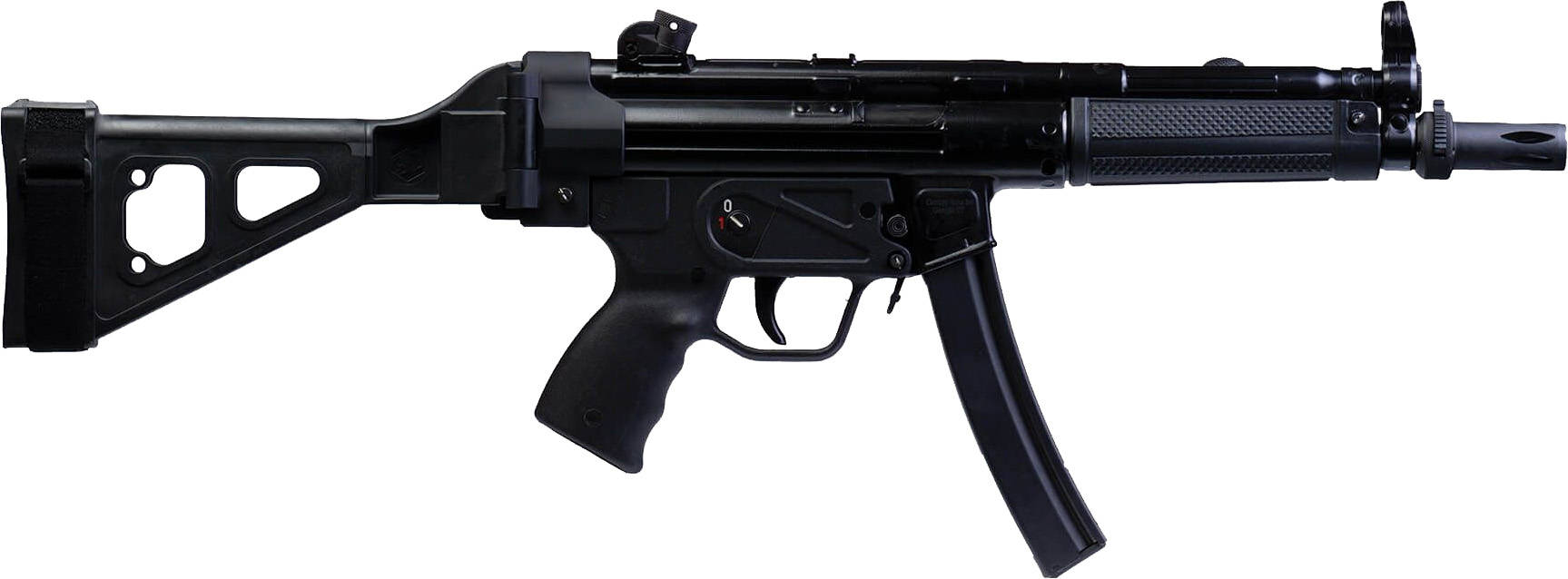 Century Arms AP5 w/SBT6 Folding Brace Pistol 9mm Luger 30rd Magazine(2) 9" Barrel