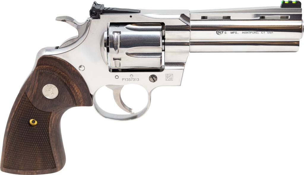 Colt Target Python Handgun .357 Mag 6rd Capacity 4.25" Barrel Walnut Grip with Medallion