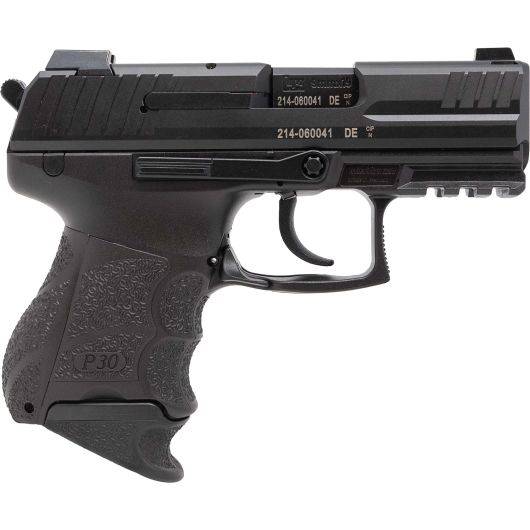 H&K P30SK V3 Handgun 9mm Luger 10rd Magazines(2) 3.27" Barrel Rear Decocking Button