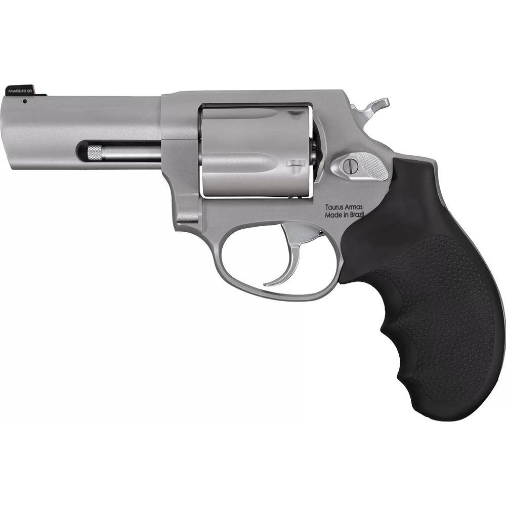 Taurus Defender 605 357 Mag/38 Spl+P Matte Stainless Steel 3 in Hogue Rubber Grip Handgun 5rd Magazine