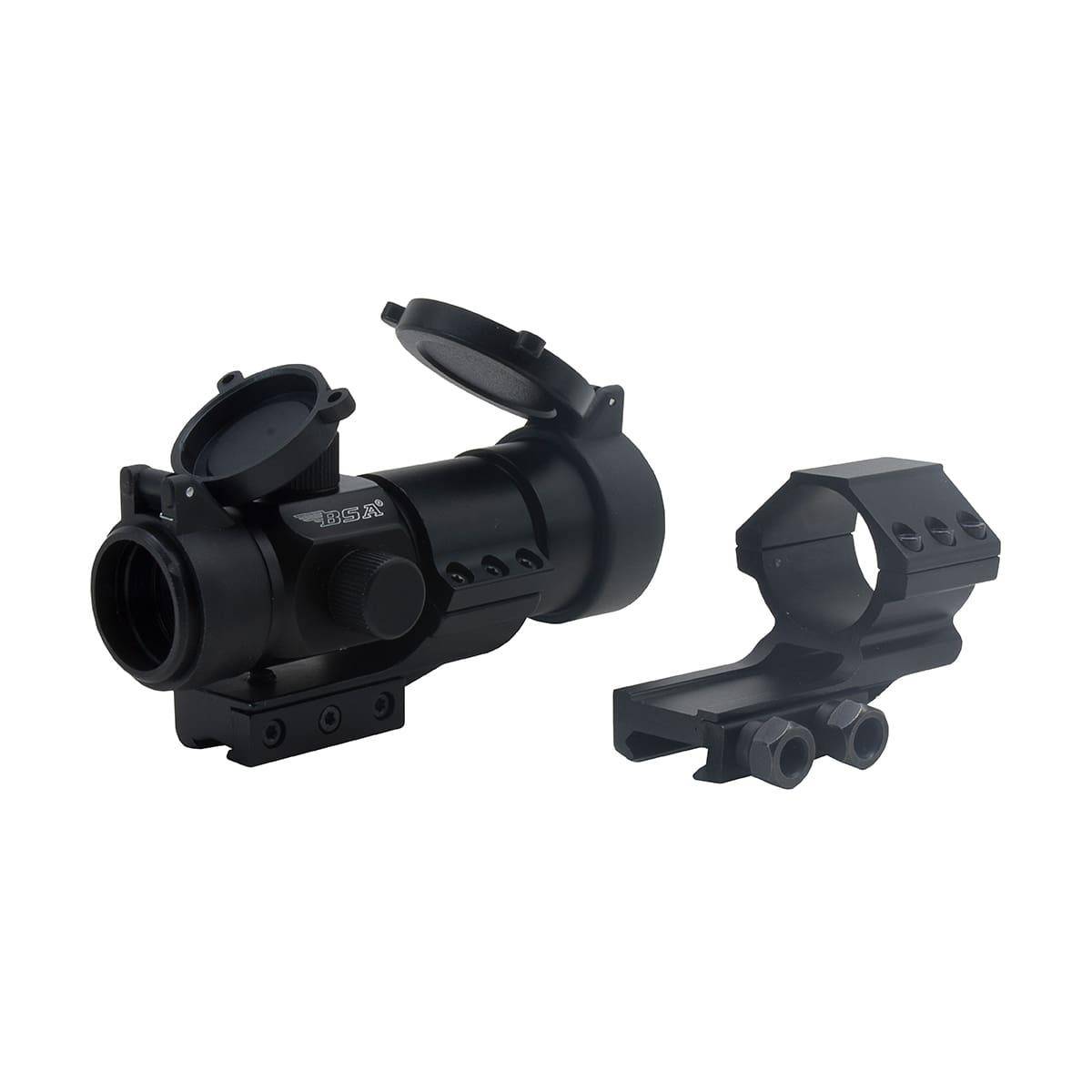 BSA 30mm Red Dot with Dovetail and Weaver Mounts