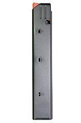 ASC AR Family Rifle Magazine Orange Follower 9mm Black Stainless Steel 20/rd