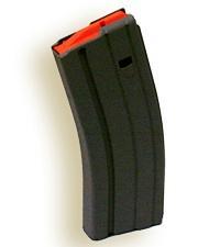 ASC AR Family Rifle Magazine Orange Follower .223 Remington Black Aluminum 30/rd