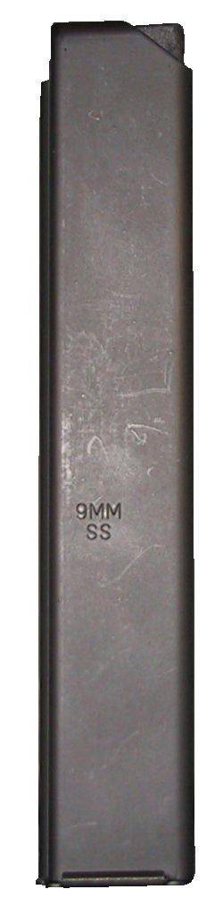 ASC AR Family Rifle Magazine Orange Follower 9mm Black Stainless Steel 32/rd