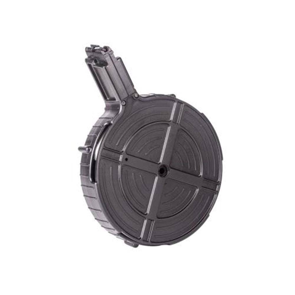 ATI German Sports Rotary Rifle Magazine Drum Ruger 10/22 .22 LR Black Polymer 110/rd