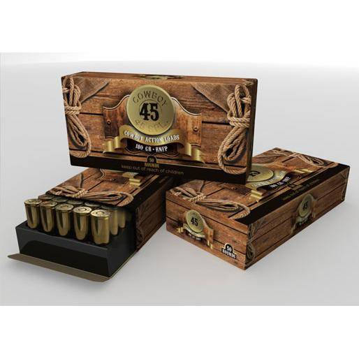 American Cowboy Handgun Ammunition .45 Colt Special 180 gr RNFP 475 fps 50/ct