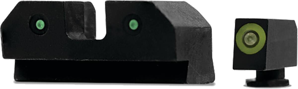 XS Sight Systems Ram Night Sights Green - Glock 17 19 22-24 26 27 31-36 38