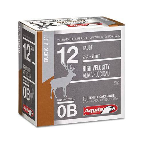 Aguila Field Shotshells 12ga 2-3/4" 1275 fps #00 25/ct