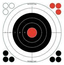 BIRCHWOOD CASEY STICK-A-BULL 12" ADHESIVE BULL'S-EYE - 5 TARGETS