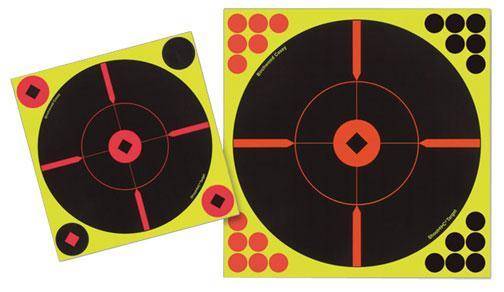 Birchwood Casey Shoot-N-C Adhesive 12" Round "X" Targets - 120 Pasters
