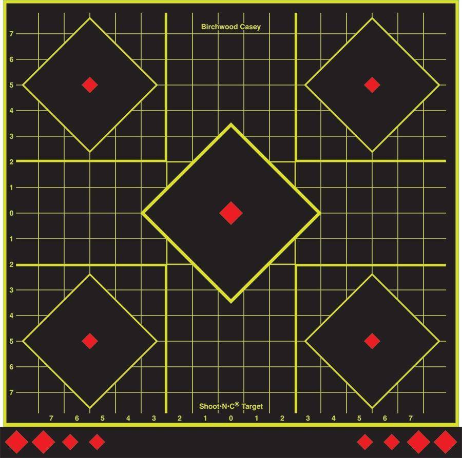 Birchwood Casey Shoot-N-C Sight-In Targets 17.75" 5/Pack